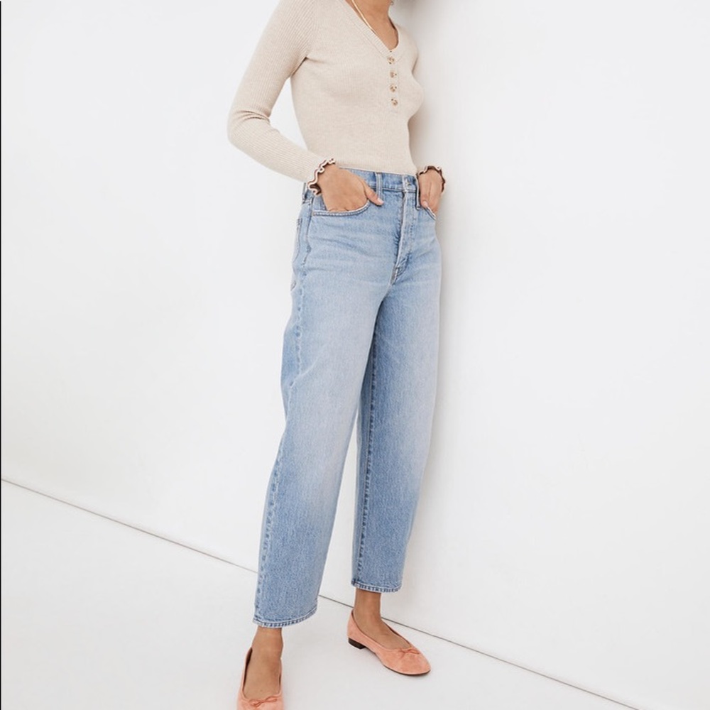 Madewell balloon jeans